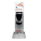 Bordstander SCJP s&oslash;lv m/topskilt til dispenser product photo