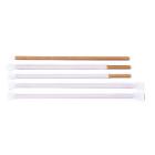 Straw brown paper &Oslash;8x250mm straight single wrap in paper sleeve product photo