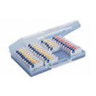 Kortboks kuffert klar pvc 375x270x 80mm til 86 plastkort str. 86x54mm product photo