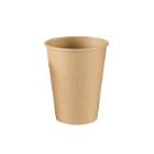 Kaffeb&aelig;ger brun ubleget karton m/PE coating 25cl/8oz &Oslash;80/56x90mm product photo
