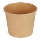 Dressing b&aelig;ger rund brun 90ml/3oz &Oslash;62x50mm kraft pap m/PE indvendig product photo