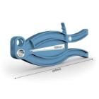 Bag sealer 245mm with locking button blue product photo