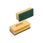 Scouring sponge Vileda High Foam 10 pcs 70x150mm w/handle green product photo