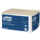 Serviet til Tork dispenser N1 natur counterfold/Novafold 32x31cm 1 lag product photo