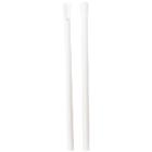 Straw paper &Oslash;8x210mm without bend with spoon white product photo