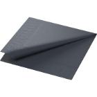 Napkin Duni black 33x33cm 1/4 fold 3 ply product photo