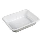 Plastbakke 2227-1E rekt hvid PP 1390ml 227x179x50mm product photo