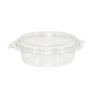 Lid Deli pot round clear PET &Oslash;110x35mm w/insert f.por &Oslash;101mm product photo