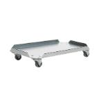 Vogn til Geo spand Metallic/Sort Rustfrit st&aring;l B21xL45.5xH13.5 cm product photo