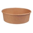 Salatsk&aring;l CaterSource rund brun kraft m/PE 1300ml &Oslash;184x70mm product photo