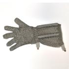 Sk&aelig;rehandske Brynje Gr&oslash;n Rustfri st&aring;l med 19cm skaft/sp&aelig;nde/krog str XS product photo