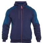 Sweat Cardigan FE Galaxy Blue Ink/Dark Petrol polyester/bomuld str M product photo