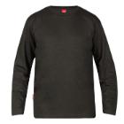 T-shirt long-sleeved anthracite grey cotton/polyester 180g size XL product photo