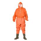 Rain Coverall Elka Orange PU/nylon with safety boot size 42 product photo