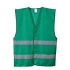 Sikkerhedsvest Gr&oslash;n polyester 125gr str S/M product photo