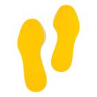 Floor feets selfadhesive vinyt 90x240mm yellow product photo