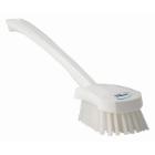 Washing brush Vikan 41865 Stiff White with long handle 415mm product photo