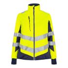 Jakke FE Safety Softshell Ladies Gul/Blå ink polyester EN-ISO20471 str S product photo