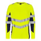 T-shirt FE Safety EN ISO 20471 yellow/blue ink polyester/cotton l/s size S product photo