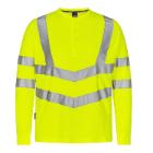 T-shirt FE Safety Grandad l/æ Gul polyester/bomuld EN-ISO20471 str XL product photo