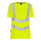 T-shirt FE Safety Ladies Gul bomuld/polyester EN-ISO20471 str XL product photo