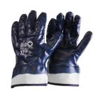 Handske BlueStar TiTan 1 Bl&aring; nitril med manchet heldyppet str 9 product photo