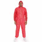 Disposable coverall red polypropylene size 2XL product photo