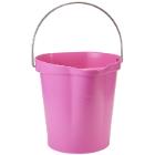 Spand Vikan 56861 Reng&oslash;ring Pink 12ltr med h&aelig;ldetud/indvendig m&aring;leangivelse product photo