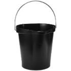Spand Vikan 56869 Reng&oslash;ring Sort 12ltr med h&aelig;ldetud/indvendig m&aring;leangivelse product photo