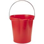 Spand Vikan 56864 Reng&oslash;ring R&oslash;d 12ltr med h&aelig;ldetud/indvendig m&aring;leangivelse product photo