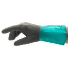 Glove AlphaTec® 58-530 W black/green nitrile w/white nylon liner size 8 product photo
