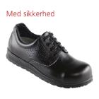 Sikkerhedssko Derby S1 Sort med sn&oslash;reb&aring;nd str 42 product photo
