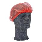 Mob Cap Pleated R&oslash;d med enkelt elastik str L product photo