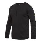 T-shirt Grandad FE Extend l/&aelig; Sort bomuld str XL product photo