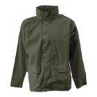 Rain jacket ELKA DryZone Olive green PU/polyester 190g w/o reflector size L product photo