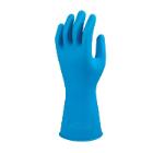 Glove Foodsure U12B/AlphaTec&reg; 87-245 blue latex 0.425mm flock lined size 6.5 product photo