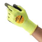 Glove Puretough P3000/ Hyflex&reg; 11-423 knitted yellow synthetic 1/2 dip size 9 product photo