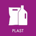 Pictogram 'Plast' self-adhesive 12x12cm product photo
