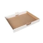 Transport&aelig;ske 432x301x47xmm Brun/hvid neutral passer til &frac12; kagemand product photo