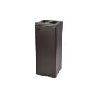 Waste rack for 2x60 ltr sack w/ door 345x345x865 mm product photo