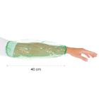 Oversleeve green, LDPE 40 cm, 20 my HM product photo