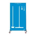 Shadow Board Vikan 2124 2sidet mobil med hjul H2000xB1150mm hvide skygger product photo