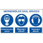 Skilt P201/P202/P204 &aring;ndedr&aelig;tsv&aelig;rn/h&oslash;rev&aelig;rn/&oslash;jenv&aelig;rn p&aring;budt product photo