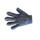Sk&aelig;rehandske kort brynje rustfrit st&aring;l sort str XXXS product photo