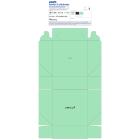 Cakebox OMANA 305x305x115mm Qlock green print white cardboard product photo