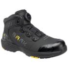 Sikkerhedsst&oslash;vlet BAAK Alexander sort m/gul BOA luk metalfri S3 SRC ESD str 48 product photo