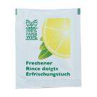 Wetwipe w/lemon scent 50x60x2mm 100% paper single pack product photo