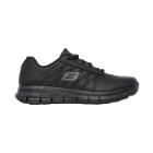 Jobsko Skechers Dame Erath sort l&aelig;der med sn&oslash;rreb&aring;nd OB SRC FO str. 41 product photo