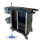 Cleaning trolley complete with shaft feeder and mop product photo