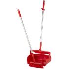 Dustpan set Vikan 56654 closable with broom 350mm Medium Red product photo